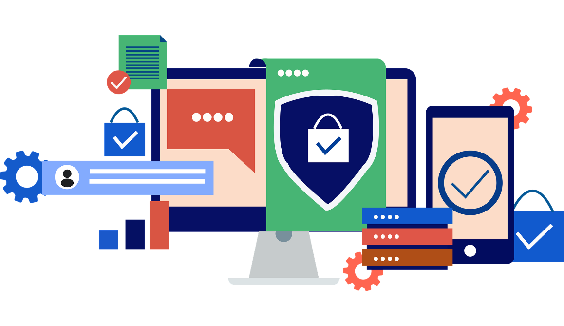 Netshield Cybersecurity Illustration